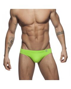 Addicted Basic AD Swim Brief - Lemon Green voorkant