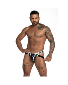 GIGO Jockstrap Zipper - Fetiche White