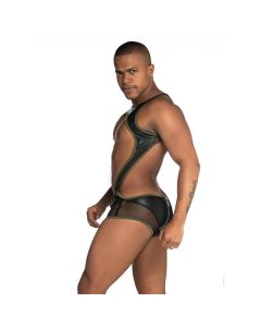 GIGO Singlet Zipper - Fetiche Green