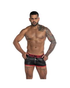 GIGO Short Pants Zipper - Fetiche Red voorkant