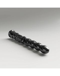 All Black Steroid En-Garde Dildo - Zwart