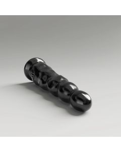 All Black Steroid Dildo The Javelin - Zwart