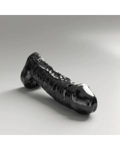 All Black Steroid Dildo The Gym Buddy - Zwart