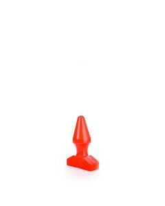 All Red Buttplug 15.5 cm - Rood