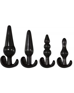 Anal Plug Set van 4 - Zwart