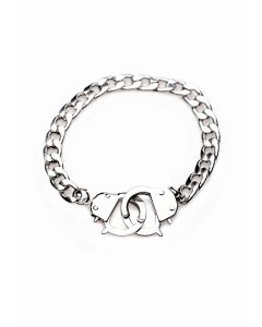 Armband Cuff Him Handcuff - Zilver