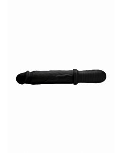 Auto Pounder Vibrating and Thrusting Dildo - Zwart