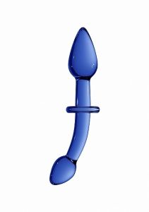 Chrystalino Glazen dildo Doubler - Blauw los