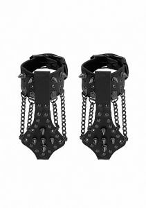 Ouch! Skulls & Bones - Handcuffs with Spikes and Chains