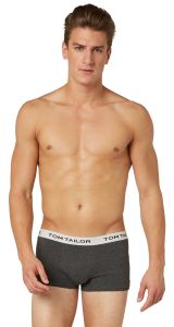 Tom Tailor Boxershort 3 Pack Melange-Grey-Green