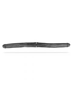 Deep'r Dubbele Dildo Slim Wrecker 66 cm - Zwart