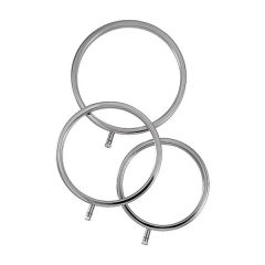 ElectraStim ElectraRings Solid Metal Scrotal Rings (3 pack)
