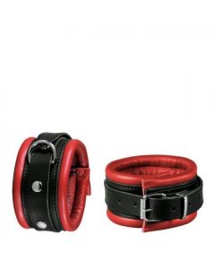 Enkel boeien Rood 5 cm - Kiotos Leather