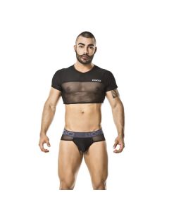 GIGO Crop Top - Combo Black
