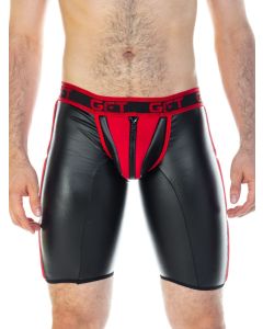 GIGO Fetish Trunk Lang met Rits - Rood