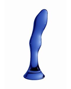 Glazen Dildo  Galant - Blauw