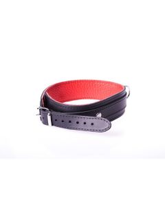 Halsband Basic Rood - Kiotos Leather