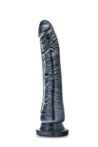 Jet Blaq Carbon Metallic Dildo met Zuignap - 20 cm los