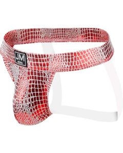 Jockmail Jockstrap Slangenprint - Rood