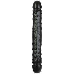 Jr. Veined Dubbele Dildo Zwart