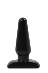 Klassieke Buttplug Hard Steel - Zwart los