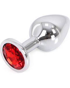 Buttplug aluminium Medium Red