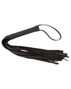 Kunstleren Flogger - Zwart*