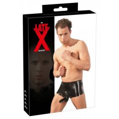 Latex Boxer Met Penissleeve - Zwart