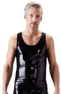 Latex Tanktop - Zwart