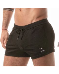 Leader Menswear G.I. Booty Mesh Shorts - Zwart