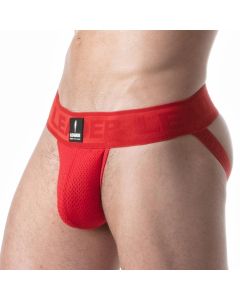 Leader Sport Jockstrap Mesh - Rood