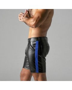 Leatherette Short Blauw