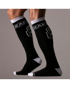 Locker Gear Keep Them On Socks - Wit  zijkant