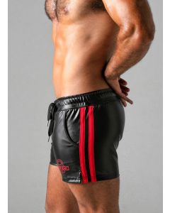 Gestreept Short Rood