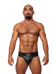 Mister B Leren Premium Jockstrap - Zwart voor