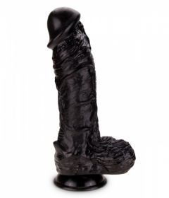 	Zwarte Dildo Mr. Cock - 31 cm