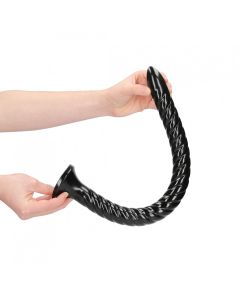 XXL Dildo Swirled Anal Snake - 52 cm - grootte indicatie