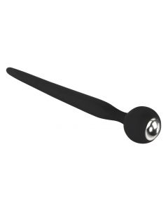 Penisplug Jewellery Pin - Zwart schuin