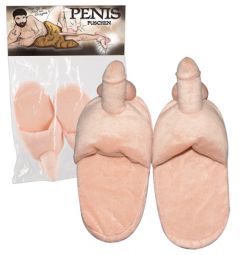 Pluche penis sloffen