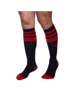 Prowler RED Football Sock Black/Red voor