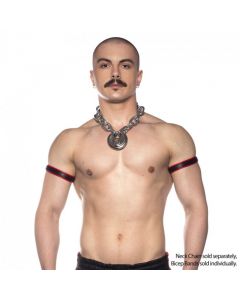 Prowler RED Bicep Band Black Red voorkant
