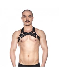 Prowler RED Cross Harness Zwart voorkant