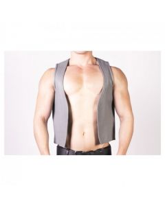 Prowler RED Monochrome Waistcoat Grey voorkant