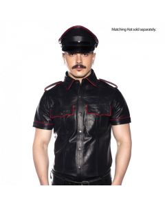 Prowler RED Politie Shirt Piped Zwart / Rood
