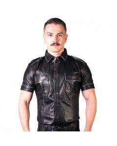 Prowler RED Slim Fit Police Shirt Black/Grey