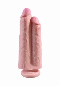 King Cock 9" Dildo - Two Cocks One Hole