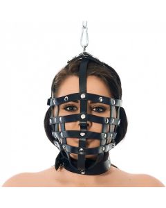 Rimba Riemen masker met ophangring aan bovenzijde*