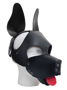 Mister B - Shaggy honden masker zwart