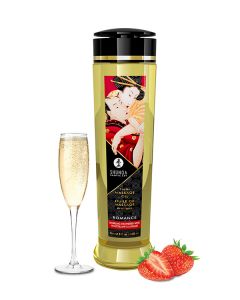 Shunga - Organica Massage Olie Sparkling Strawberry Wine 240 ML*