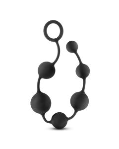  Siliconen Anal Beads - Zwart